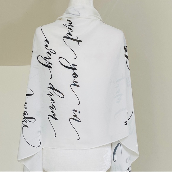 NEW without TAGS Elegant Wrap w. Alexander Hamilton Quote - Picture 1 of 7